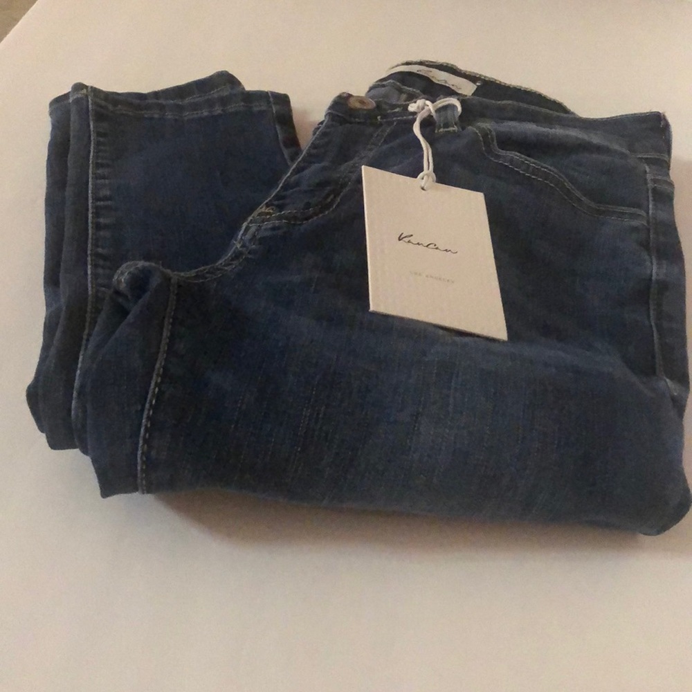 KanCan Dark Wash Skinny Mid Rise Jeans